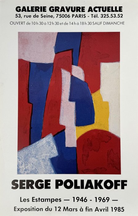 Serge Poliakoff - Les Estampes 1946 - 1969 - 1980‹erne