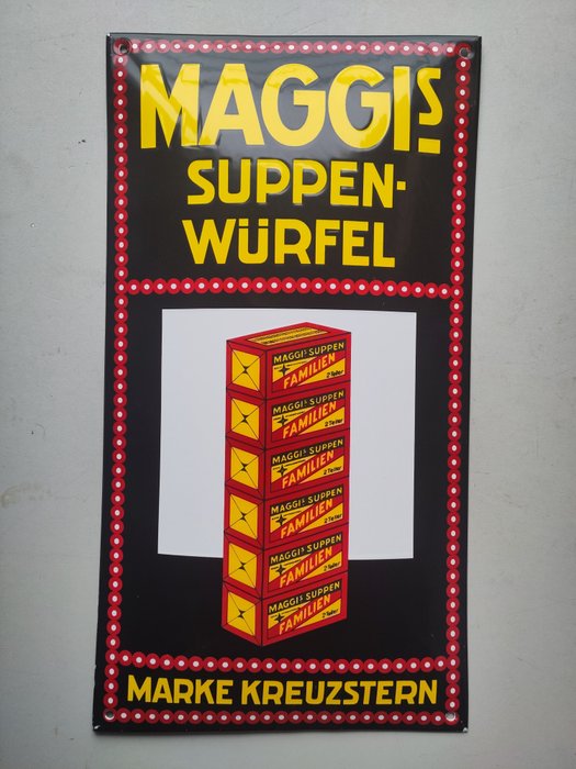 Maggi Suppen - Emaljeskilt - Emalje