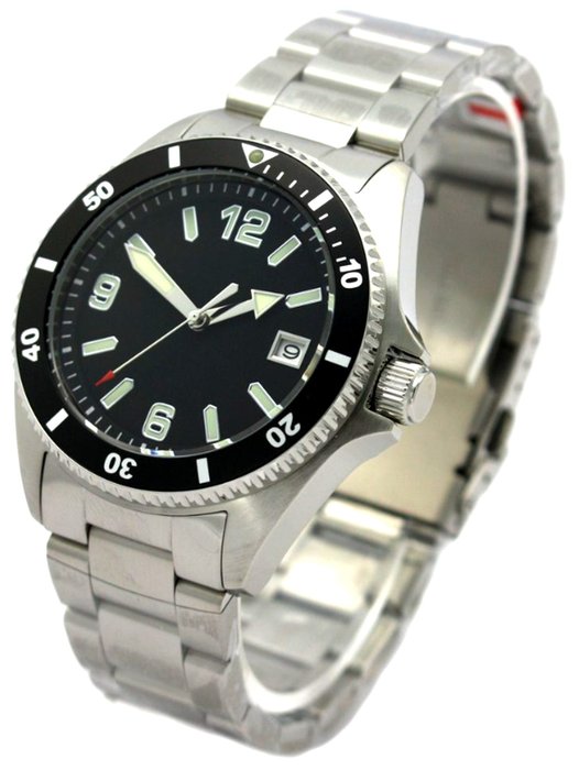 Professional Automatic Diving Watch 20 ATM Made in Germany Taucheruhr Werk: Seiko 21034 - EP3855 21034 - Ingen mindstepris - Mænd - 2011-nu