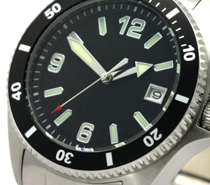 Professional Automatic Diving Watch 20 ATM Made in Germany Taucheruhr Werk: Seiko 21034 - EP3855 21034 - Ingen mindstepris - Mænd - 2011-nu