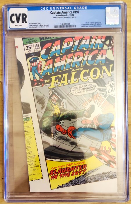 Captain America # 192 - Captain America and Falcon - 1 Graded comic - Unik kopi - 1975 - CGC