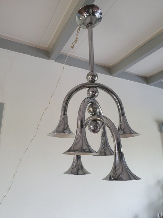 Lampe - Metal - Trompet lysekrone