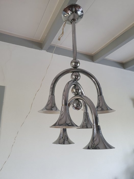 Lampe - Metal - Trompet lysekrone