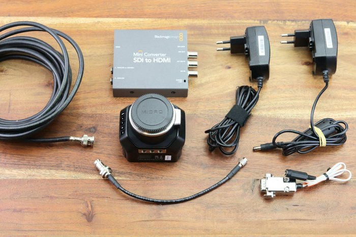 Blackmagic Micro Studio 4K + Mini converter Videokamera