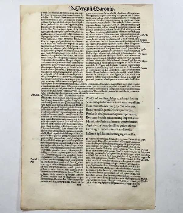 Master of Gruninger Workshop Virgil - Georgics Medieval farming husbandry bucolic scene - 1517 - 1517