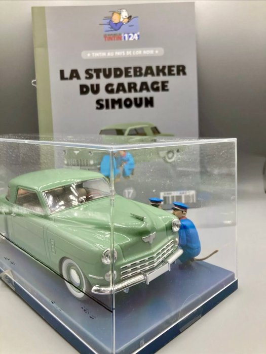 Modelbil - Voiture Tintin 1/24 "La Studebaker du garage Simoun".