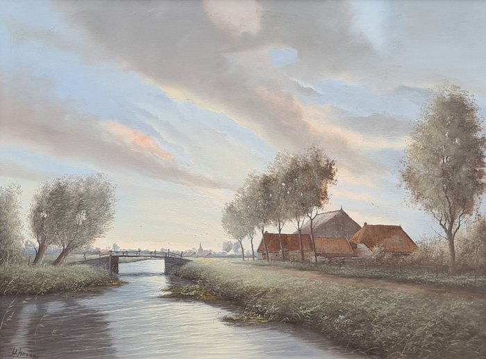 Willem Kroon (1946-2001) - Hollands landschap