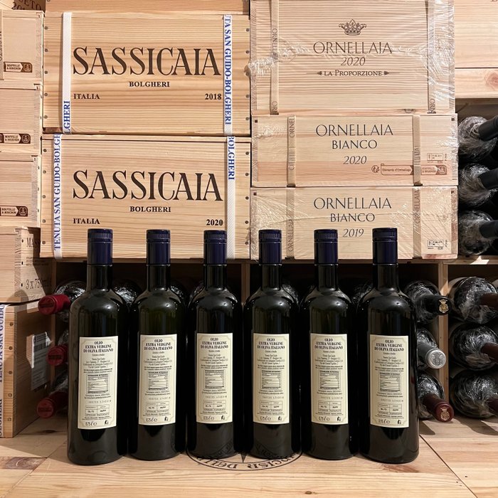 Tenuta San Guido, Sassicaia, Olio EVO 2023/2024 - Ekstra jomfruolivenolie - 6 - 750 ml flaske