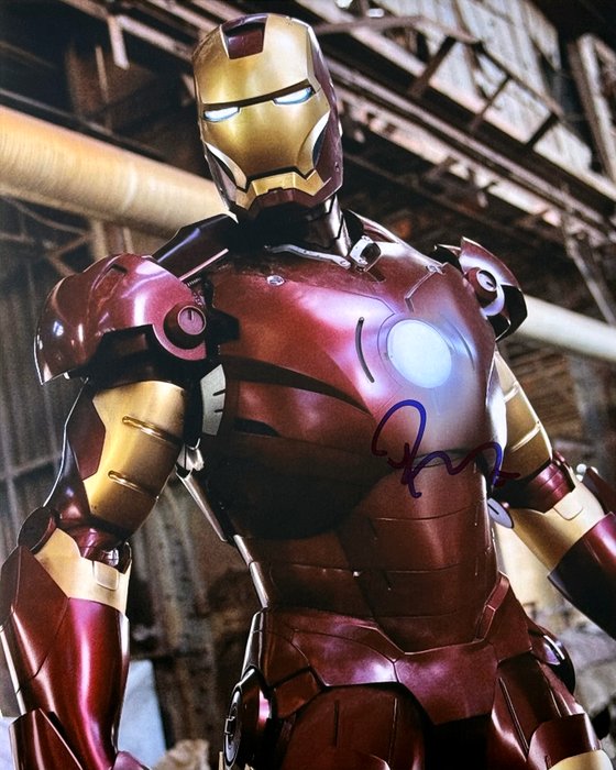 Robert Downey Jr (Tony Stark) - Authentic Autographed Photo from "Iron Man" - Autograph with COA