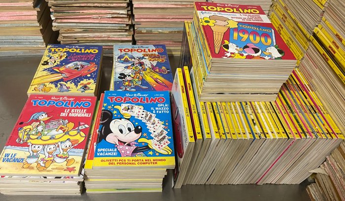 Topolino 1801/1900 - Sequenza semi completa - 97 Comic - Første udgave - 1990/1988