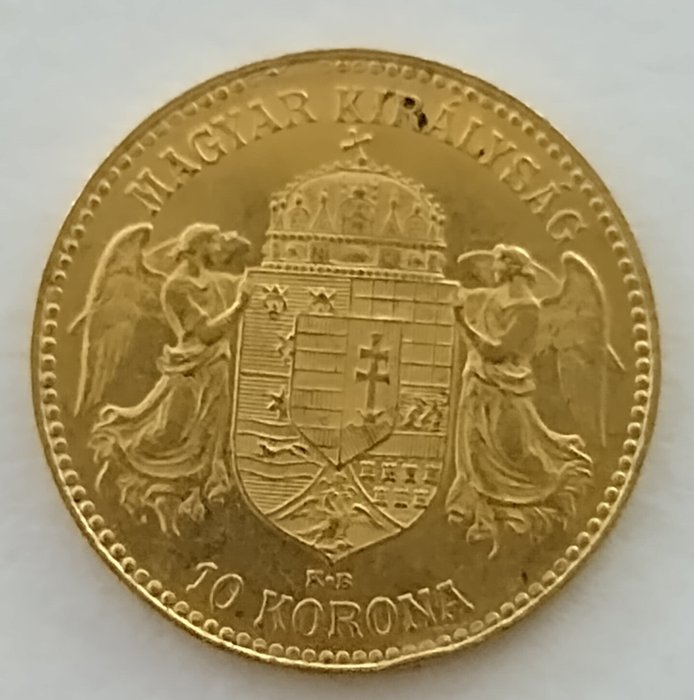 Ungarn. Franz Joseph I. Emperor of Austria (1850-1866). Gold 10 Korona 1911