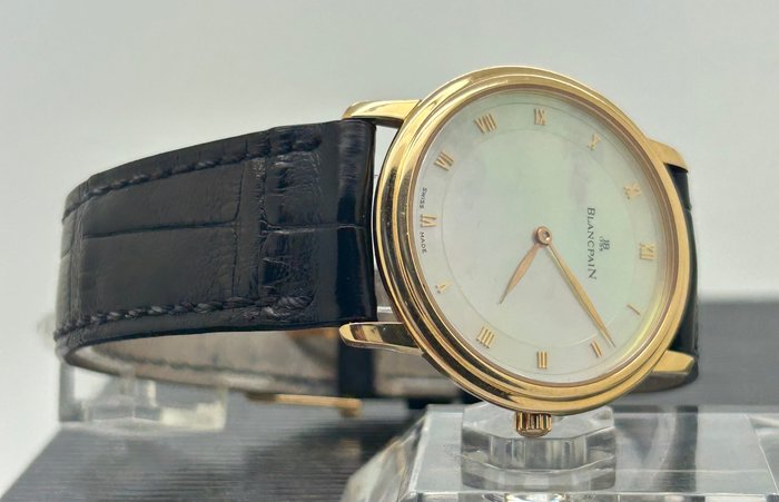 Blancpain - Villeret 34mm Slim Mother of Pearl - Mænd - 1990-1999