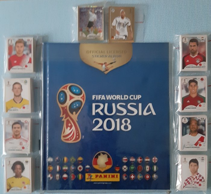 Panini - Russia 2018 World Cup - 1 Empty album + complete loose sticker set