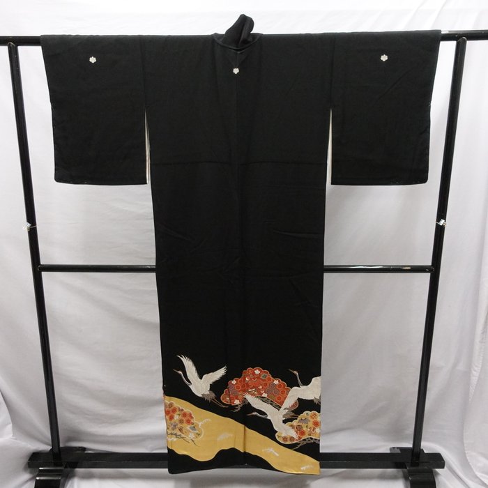 Tomesode "留袖" / kimono - Silke - Japan - Shōwa-periode - Heisei-periode