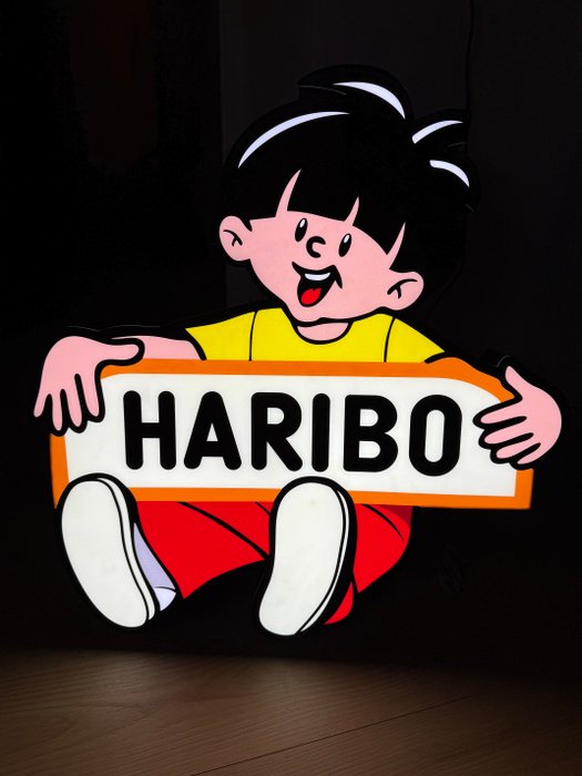 Haribo - Reklameskilt med baggrundsbelysning - Abs