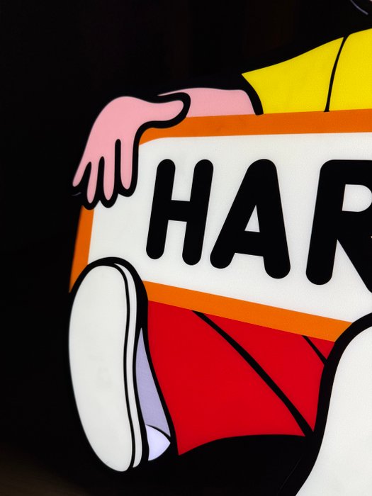 Haribo - Reklameskilt med baggrundsbelysning - Abs