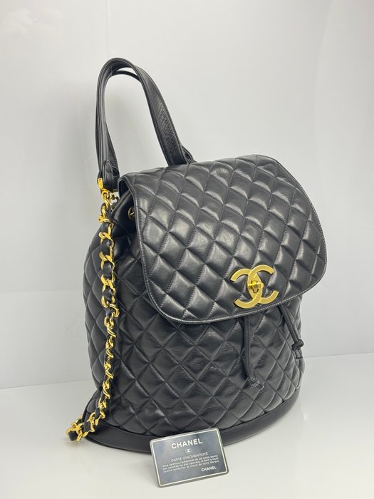 Chanel - Matelasse CC Chain Backpack - Skuldertaske