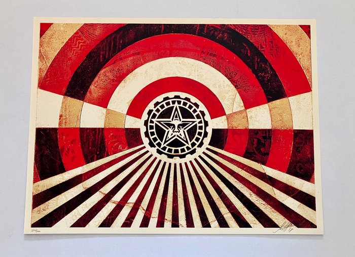 Shepard Fairey (OBEY) (1970) - Tunnel Vision (Gold)