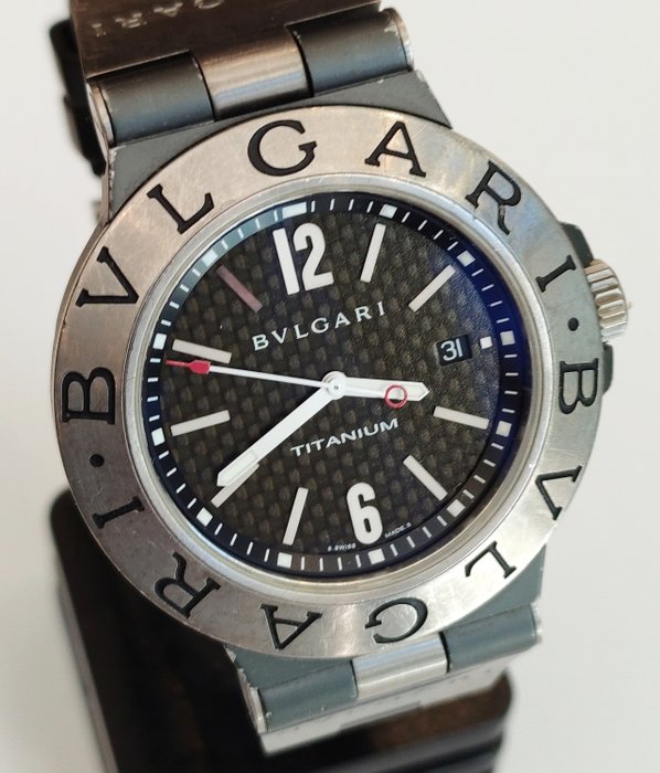 Bvlgari - Diagono - Ingen mindstepris - Titanium TI 44 TA - Mænd - 2000-2010