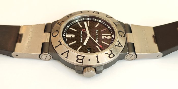 Bvlgari - Diagono - Ingen mindstepris - Titanium TI 44 TA - Mænd - 2000-2010