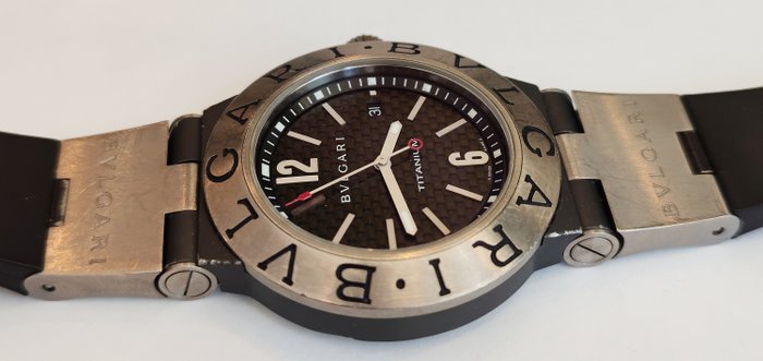 Bvlgari - Diagono - Ingen mindstepris - Titanium TI 44 TA - Mænd - 2000-2010