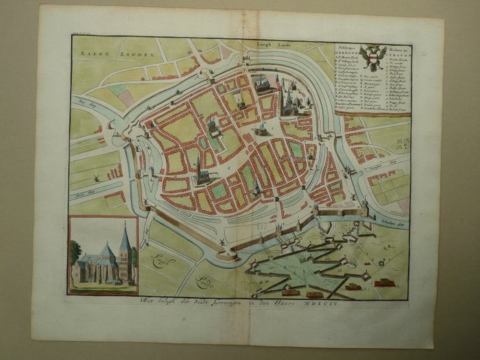 Holland - Groningen; Jan Luyken - Het belegh der Stadt Groningen - 1681-1700