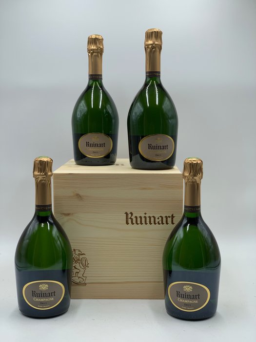 Ruinart Caisse Cave - Champagne Brut - 4 Flasker (075 L)