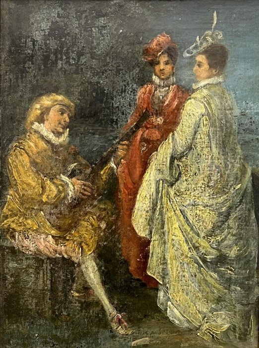 In the manner of Jean-Antoine Watteau (1684-1721) - Scène galante