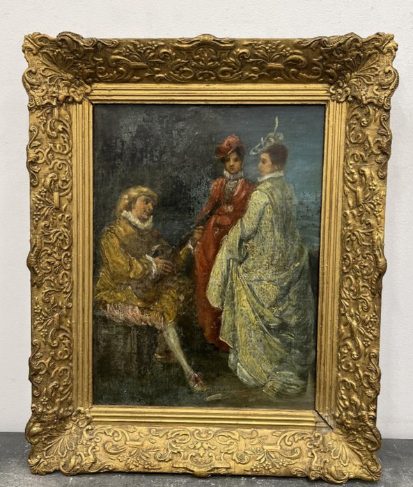 In the manner of Jean-Antoine Watteau (1684-1721) - Scène galante