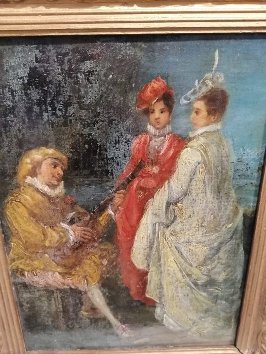 In the manner of Jean-Antoine Watteau (1684-1721) - Scène galante