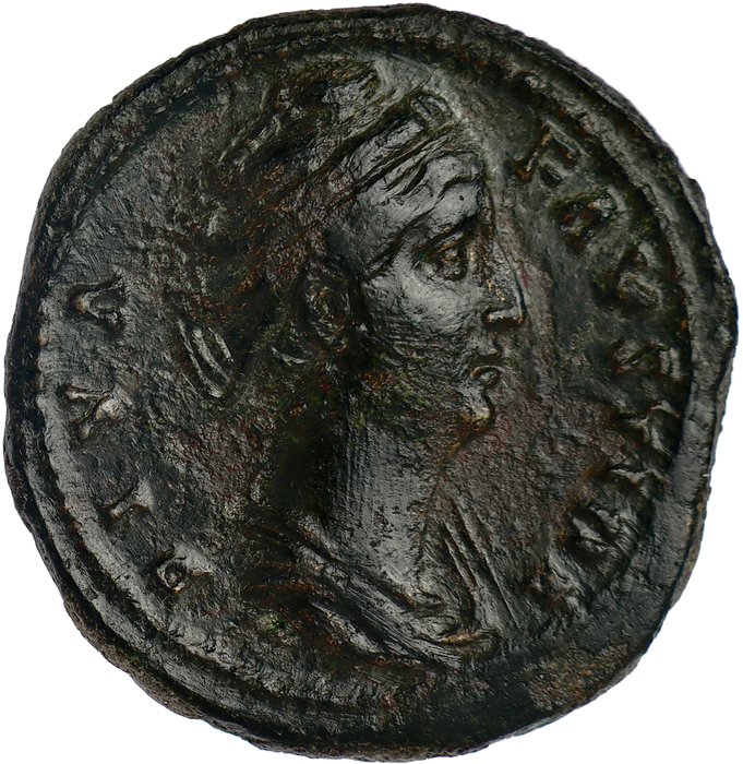 Romarriket. Faustina I († AD 140/1). As Rome Mint - after 141 A.D.