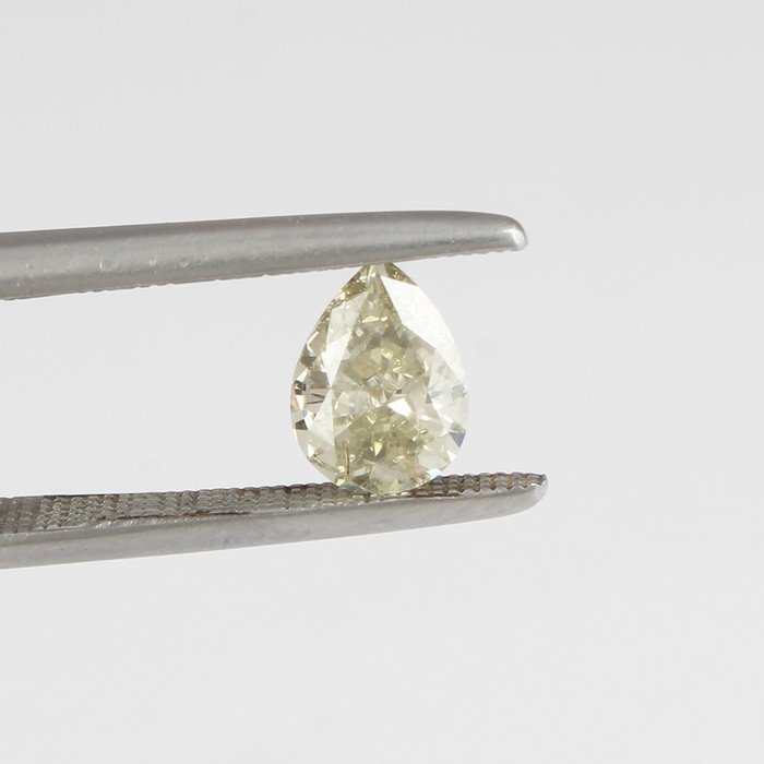 1 pcs Diamant  (Natur)  - 0.92 ct - Pære - SI2 - International Gemological Institute (IGI) - O - P