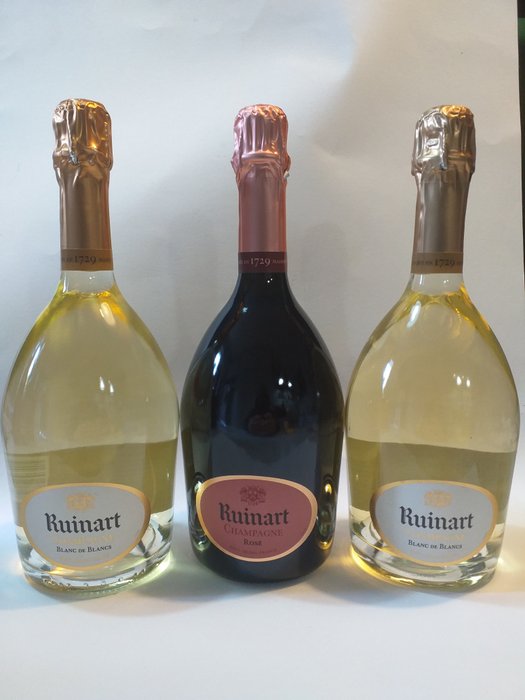 Ruinart, Ruinart rosé   brut - Champagne - 3 Flaske (0,75L)