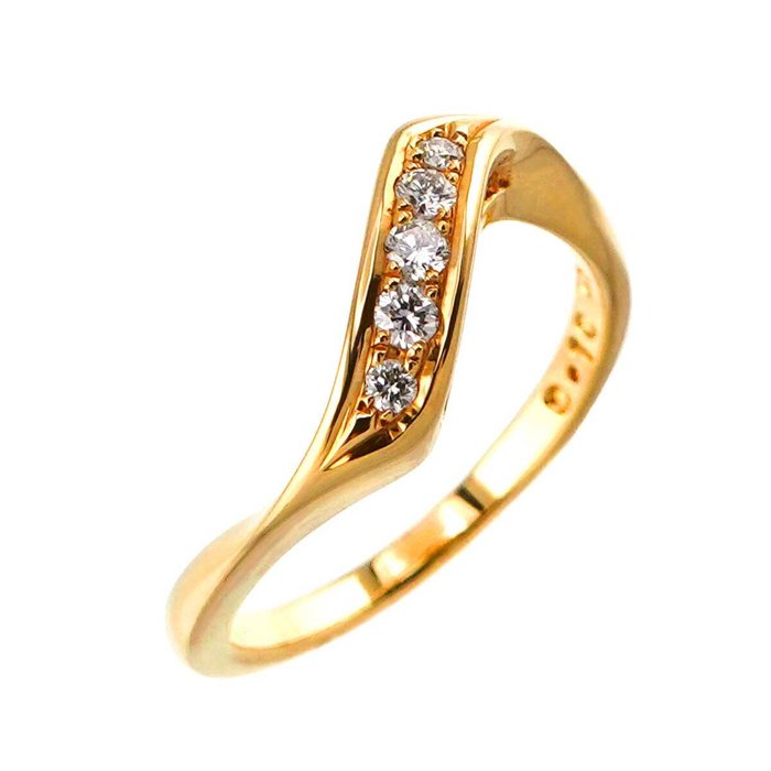 Mikimoto - Ring - 18 kraat Gulguld