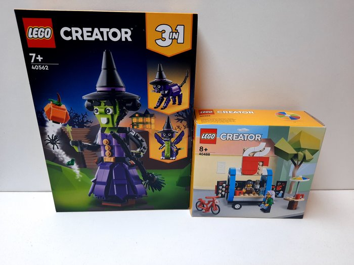 Lego - Creator - 40562+40488 - 3-in-1 40562 Mystieke heks+Promotional Koffie kar