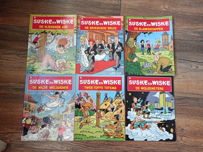 Suske en Wiske 87/358 - Suske en Wiske 80 t/m 358 hertekende covers 46 stuks - 46 Album - Første udgave/genoptryk - 2010/2020