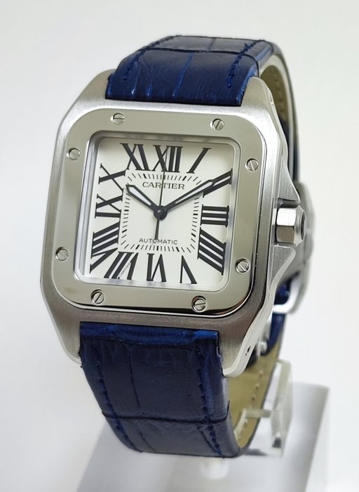 Cartier - Santos 100 Medium - Ref. 2878 - Mænd - 2011-nu