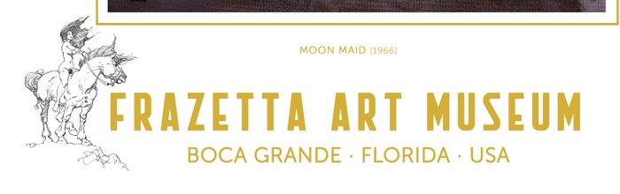 Moon Maid (1966) - Frank Frazetta - Art Museum Exclusive Poster - Boca Grande, Florida