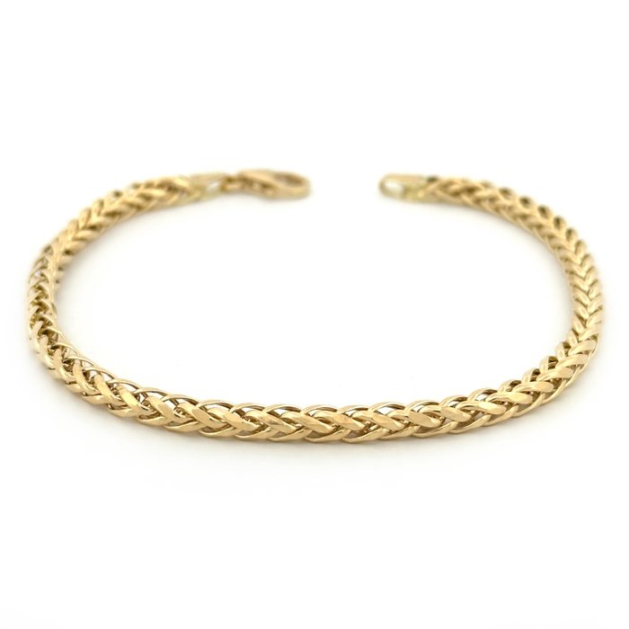 Handmade - Armbånd - Bracciale Spiga - 3.8 g - 18 kraat Gulguld - Spiga armbånd - 3,8 g