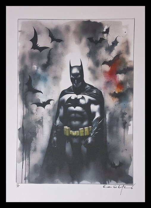 Batman - watercolor edition by Emma Wildfang - Large size