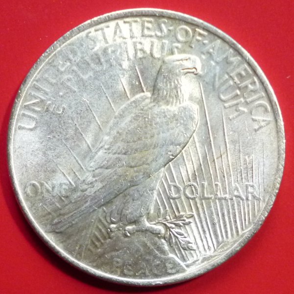 Förenta staterna. A Lot of 3x USA Silver Peace Dollars 1922, 1923, 1925  (Ingen mindstepris)