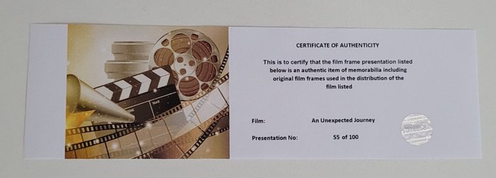 The Hobbit: An Unexpected Journey - Framed Film Cell Display with COA