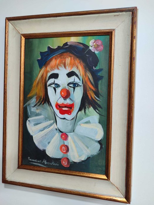 Romano Mussolini (1927-2006) - Clown con fiore