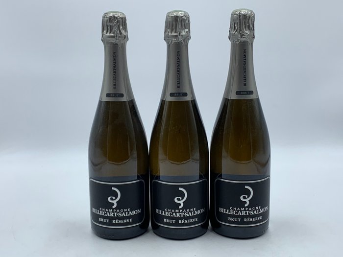 Billecart-Salmon, Brut Réserve - Champagne - 3 Flasker (0,75 L)