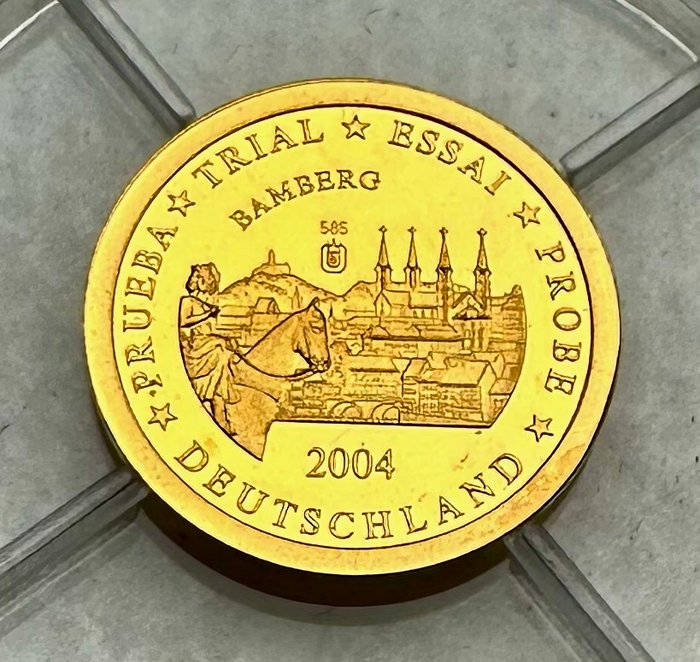 Tyskland. Gold medal 2004 Bamberg, Proof  (Ingen mindstepris)