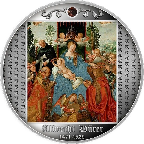 Cameroun. 500 Francs 2021 Feast of the Rosary - Albrecht Dürer, (.999) Proof  (Ingen mindstepris)