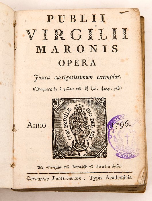 Publio Virgilio - Publii Virgilii Maronis Opera - 1796