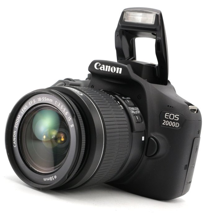 Canon EOS 2000D + EF-S 18-55mm f/3.5-5.6 IS II #JUST 1360 CLICKS#DSLR FUN#DIGITAL REFLEX#WIFI Digitalt refleks kamera (DSLR)