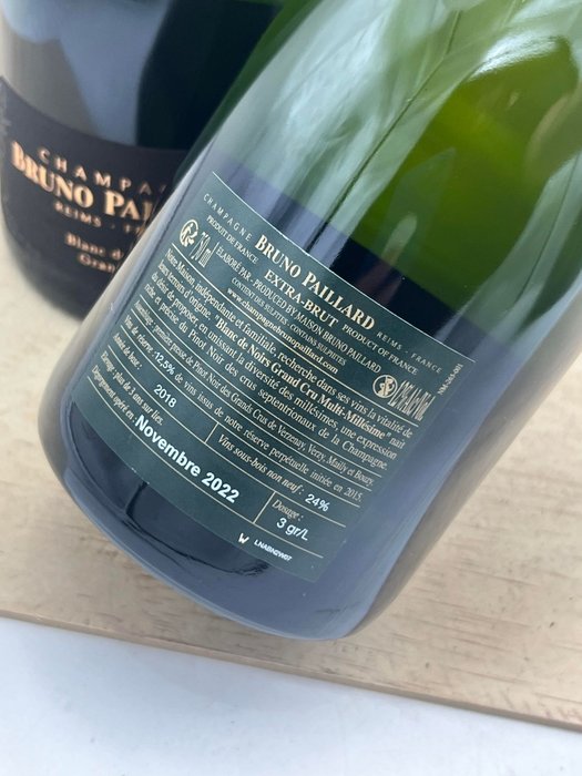 Bruno Paillard Extra Brut Blanc de Noirs - Champagne Grand Cru - 2 Flasker (075 L)