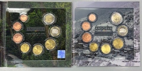 Andorra. Mint Set 2016/2020 (2 coffrets)  (Ingen mindstepris)